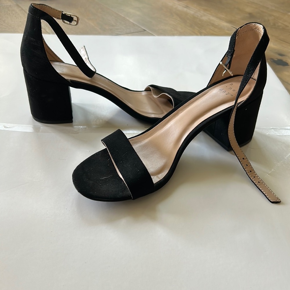 Black high heels